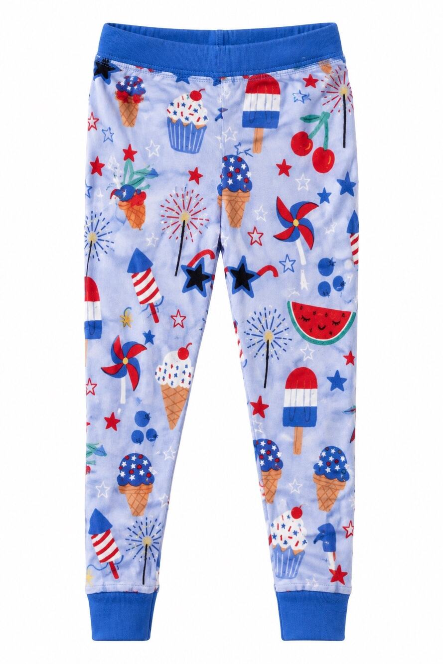 Little Sleepies Stars Stripes & Sweets Bamboo Pants